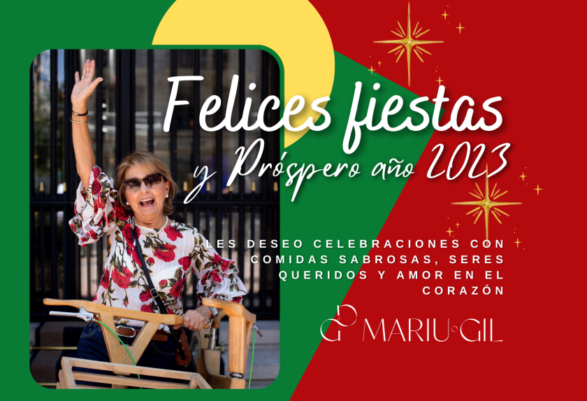 Celebración de Navidad disfrutando de tus comidas
